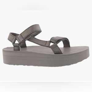 Metallic Bronze Teva Platform Sandals